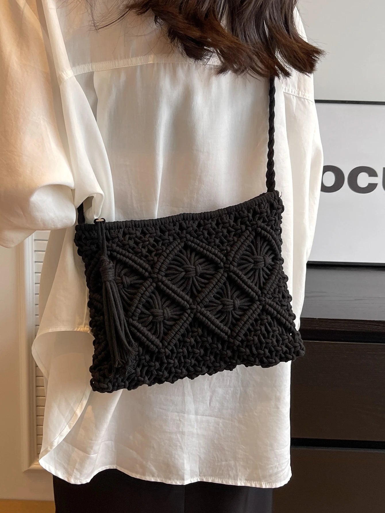 Vevd crossbodyveske