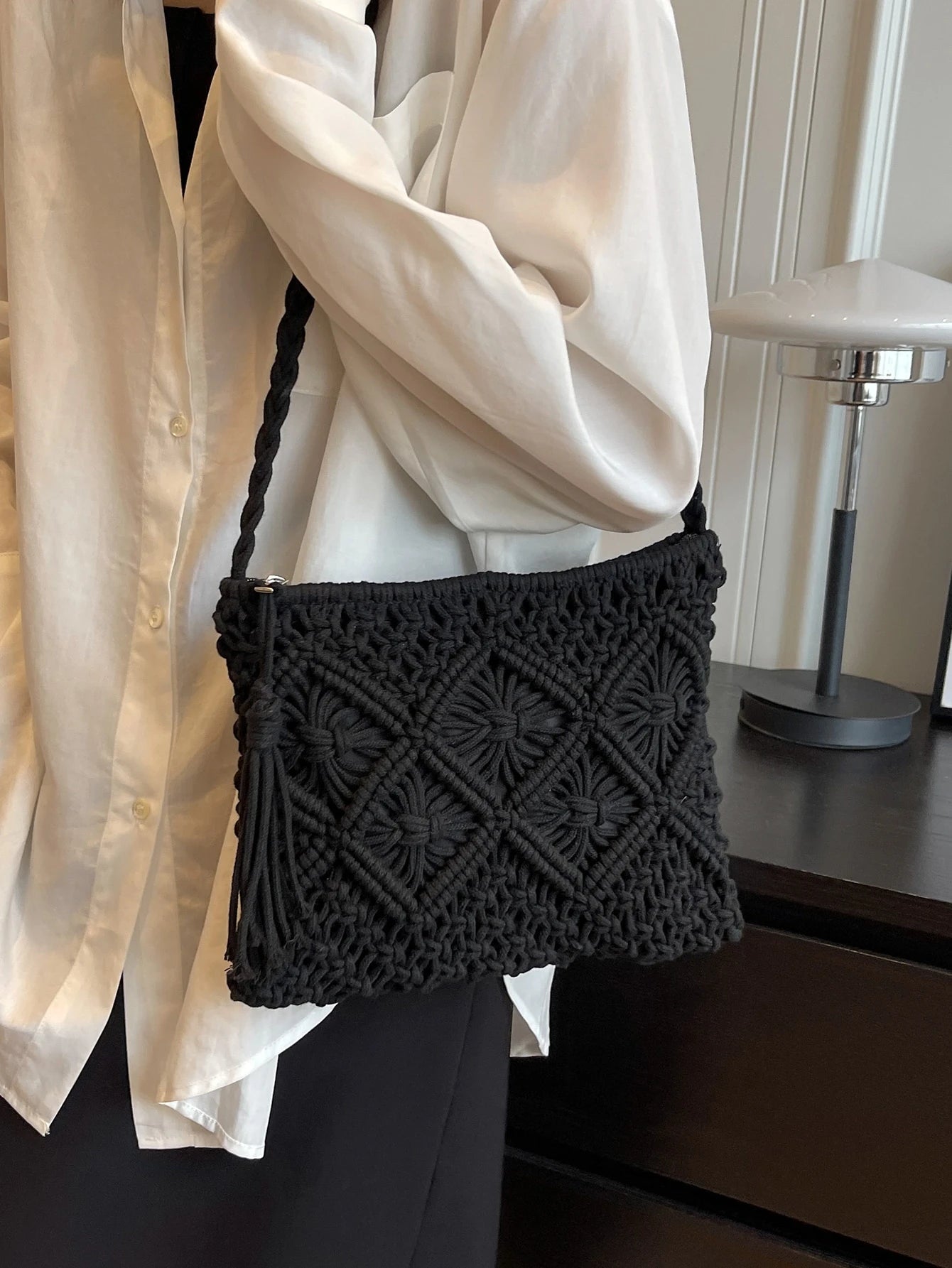 Vevd crossbodyveske