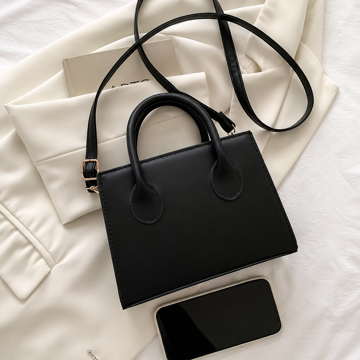 Crossbodyveske med glidelås