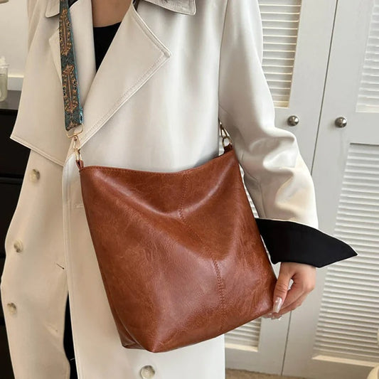 Mønstret crossbodyveske