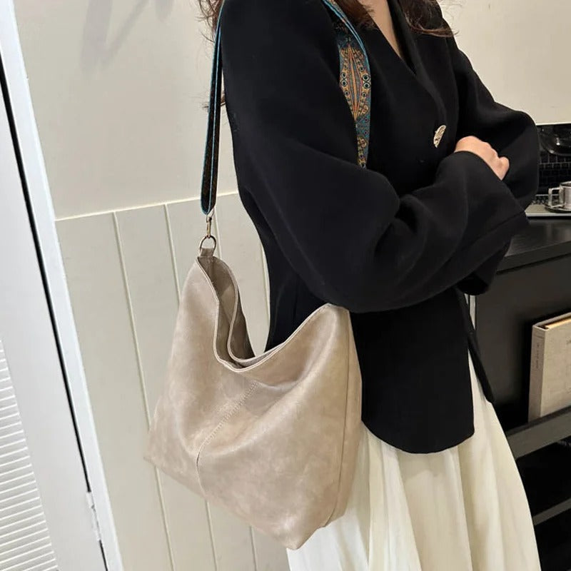 Mønstret crossbodyveske