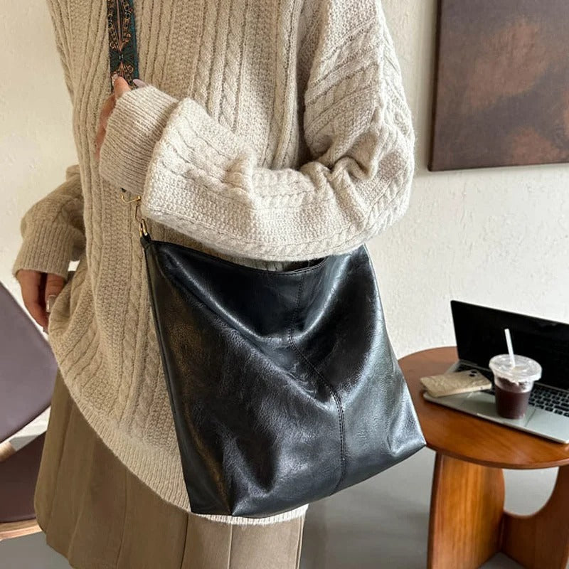 Mønstret crossbodyveske