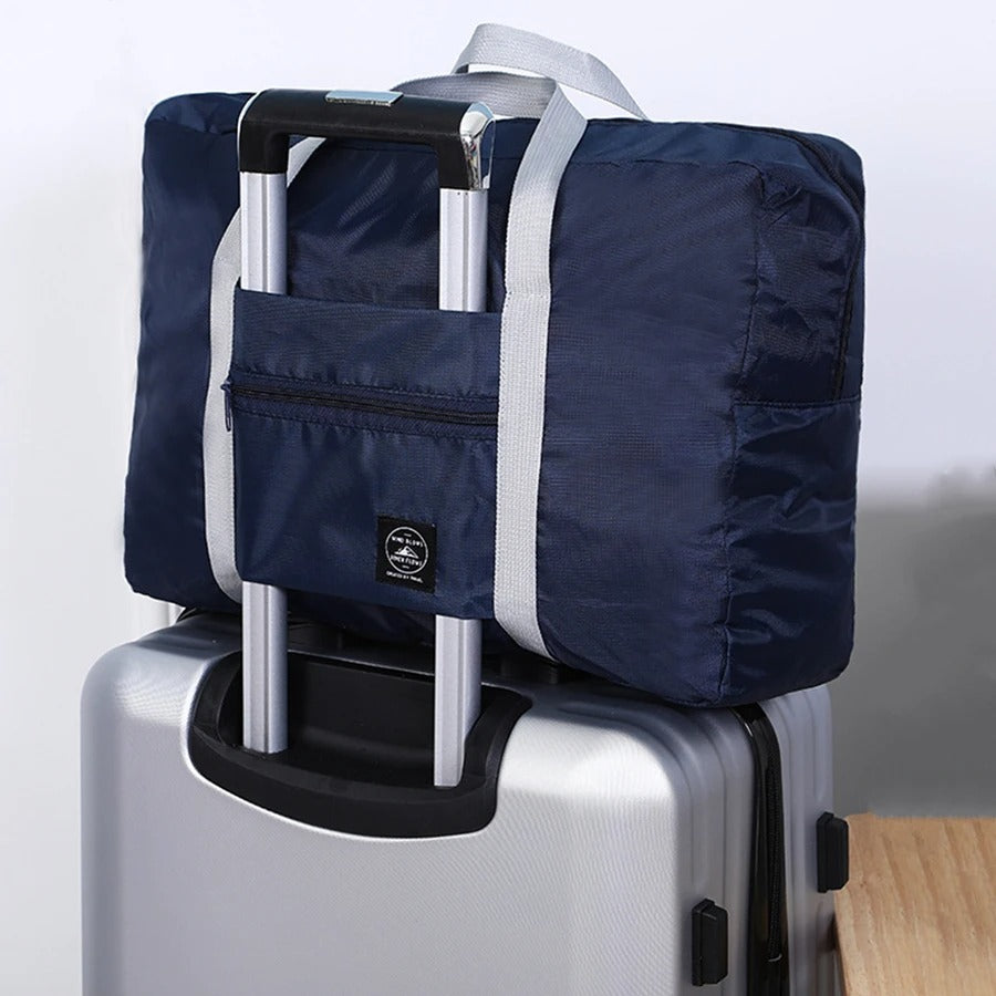 Sammenleggbar reiseveske – Romslig weekendbag i nylon