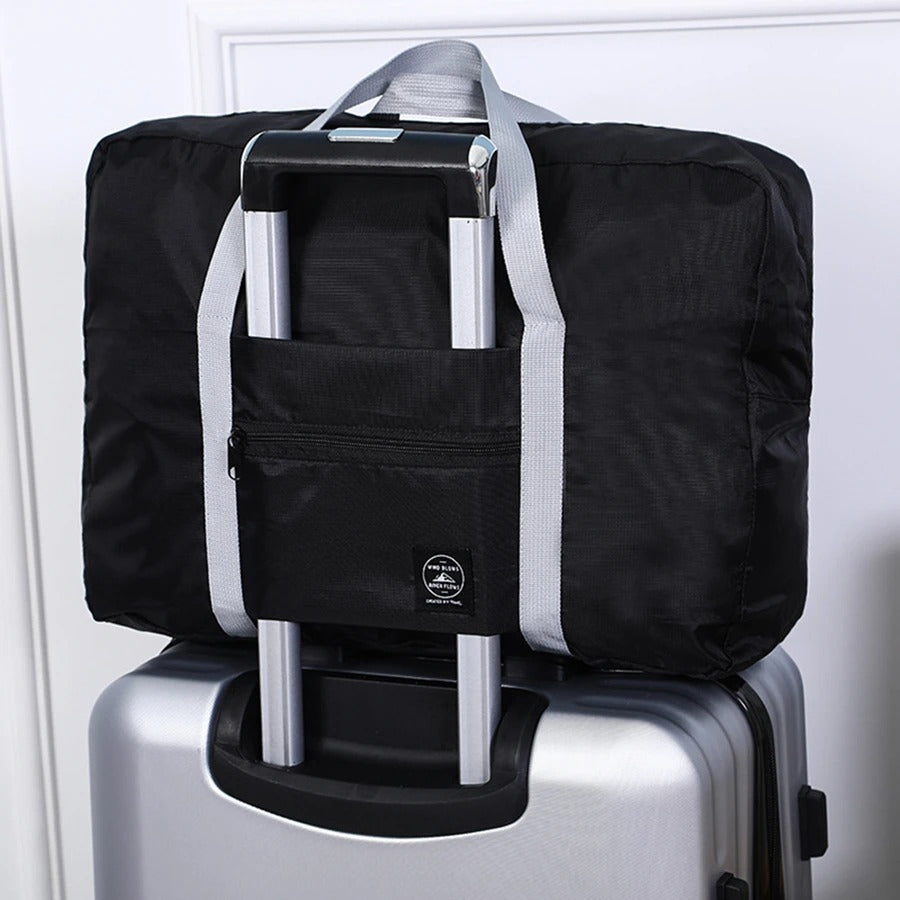Sammenleggbar reiseveske – Romslig weekendbag i nylon